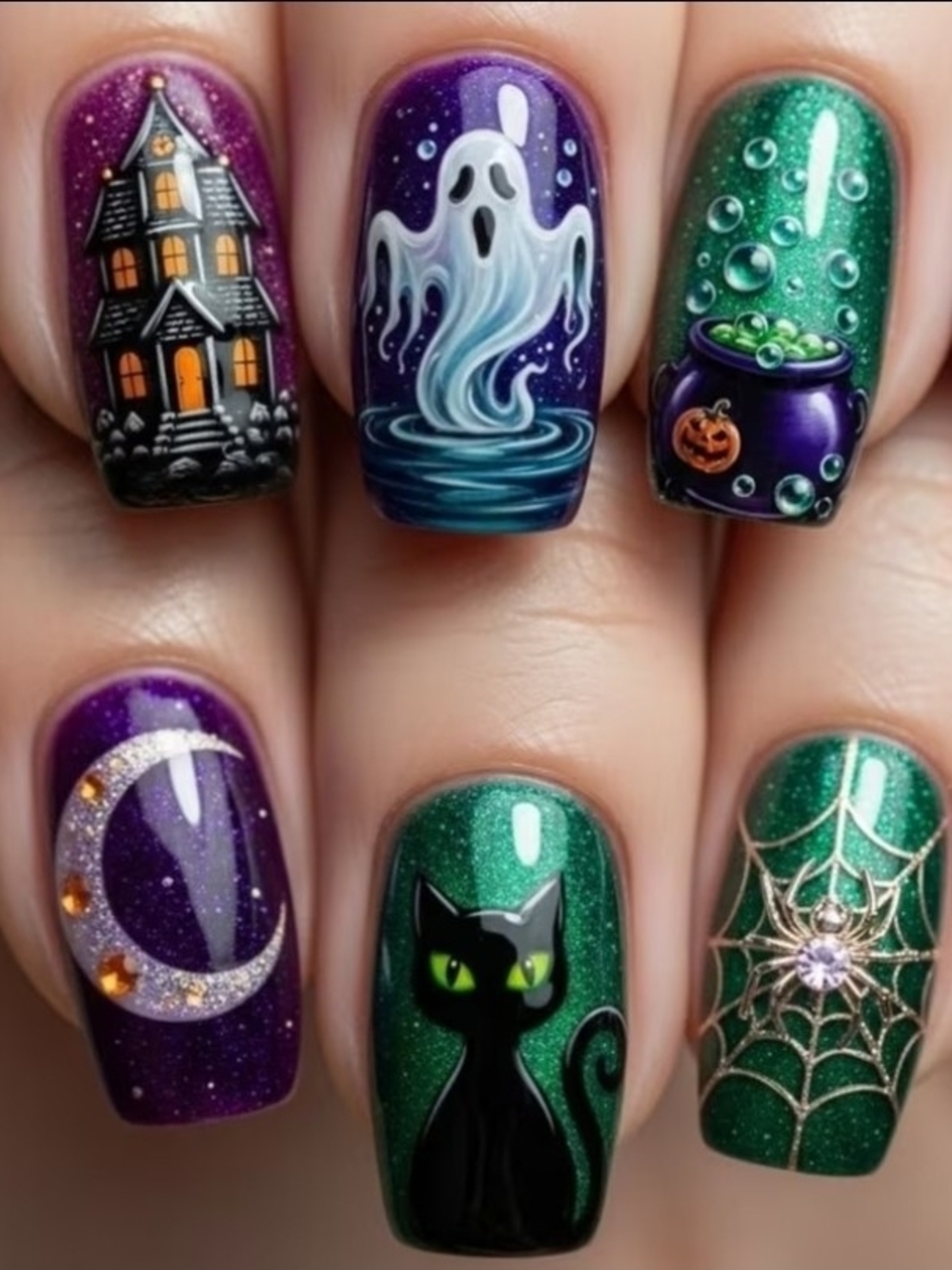 Halloween Press On Nails